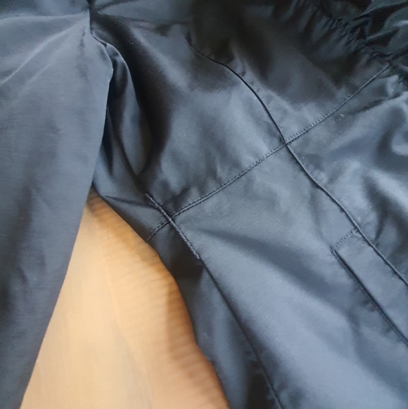 Blanc Noir Black Ruffled Trench Coat Womens M - Picture 14 of 16